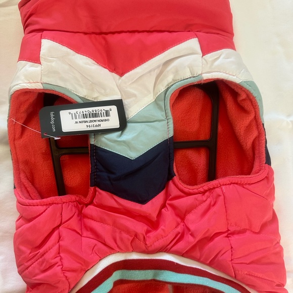 FabDog Chevron Coat (Melon) - Picture 3 of 5